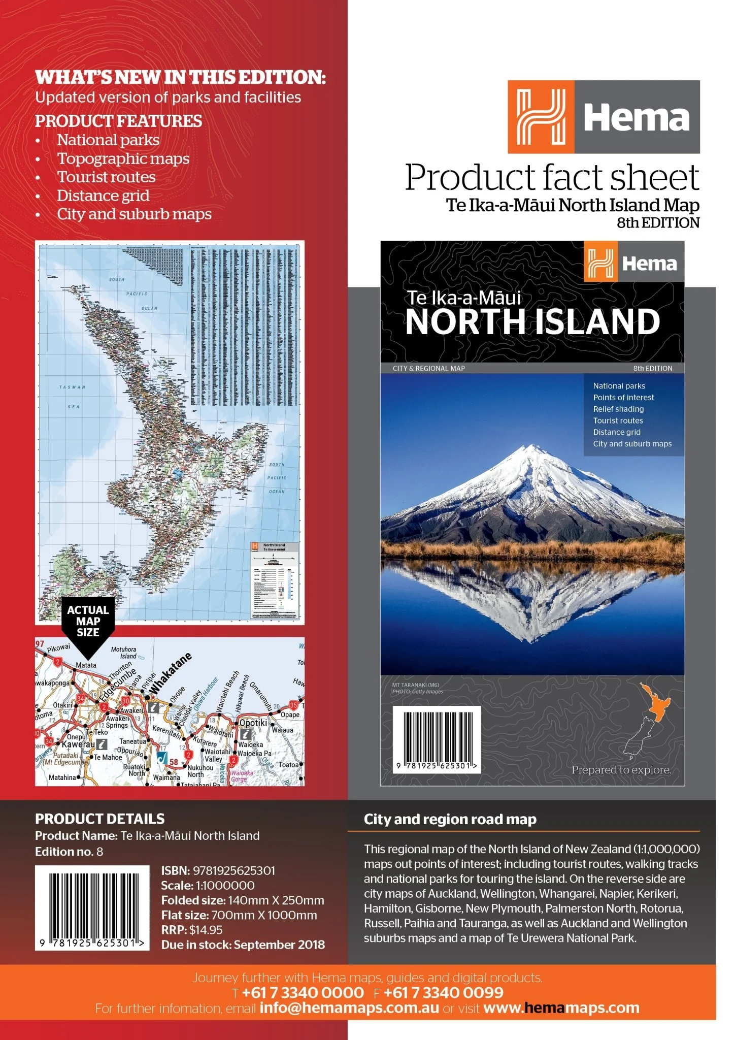 North Island New Zealand Map - Image 5